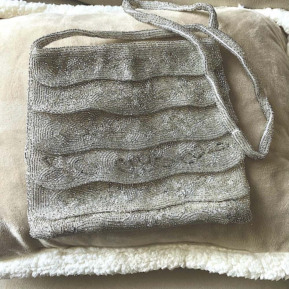 Vtg Walborg Beaded Evening Bag